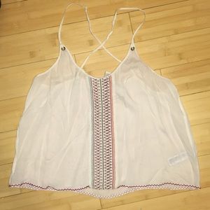 Forever 21 Embroidered Tank Top
